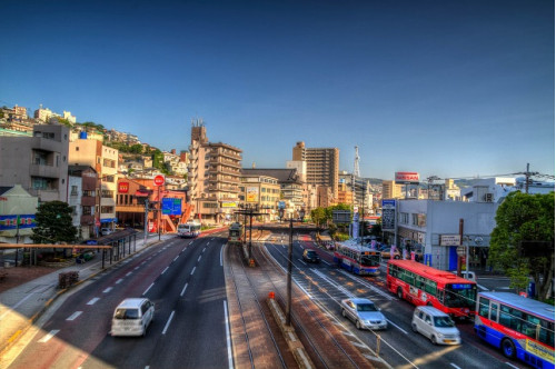 Ngắm 'thành phố trên mặt nước' Nagasaki từ trên cao